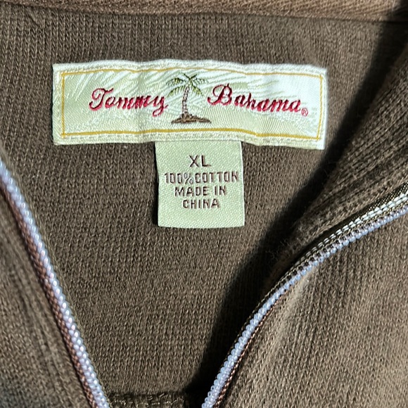 Tommy Bahama Men’s Half Zip VEUC XL $95 - Picture 3 of 6